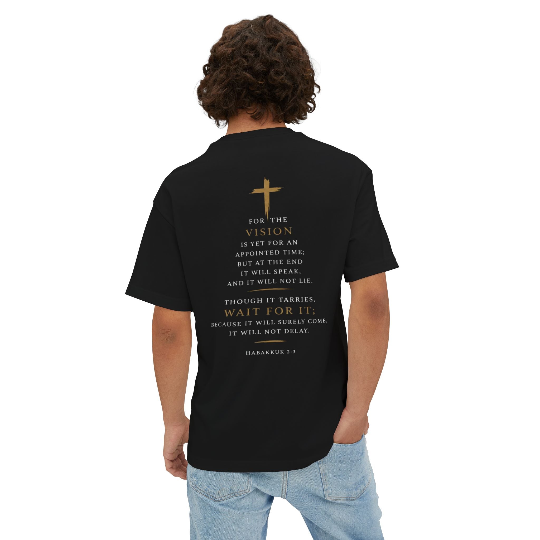 "It's Not What If, It's When God Does It" Christian Oversized T-Shirt