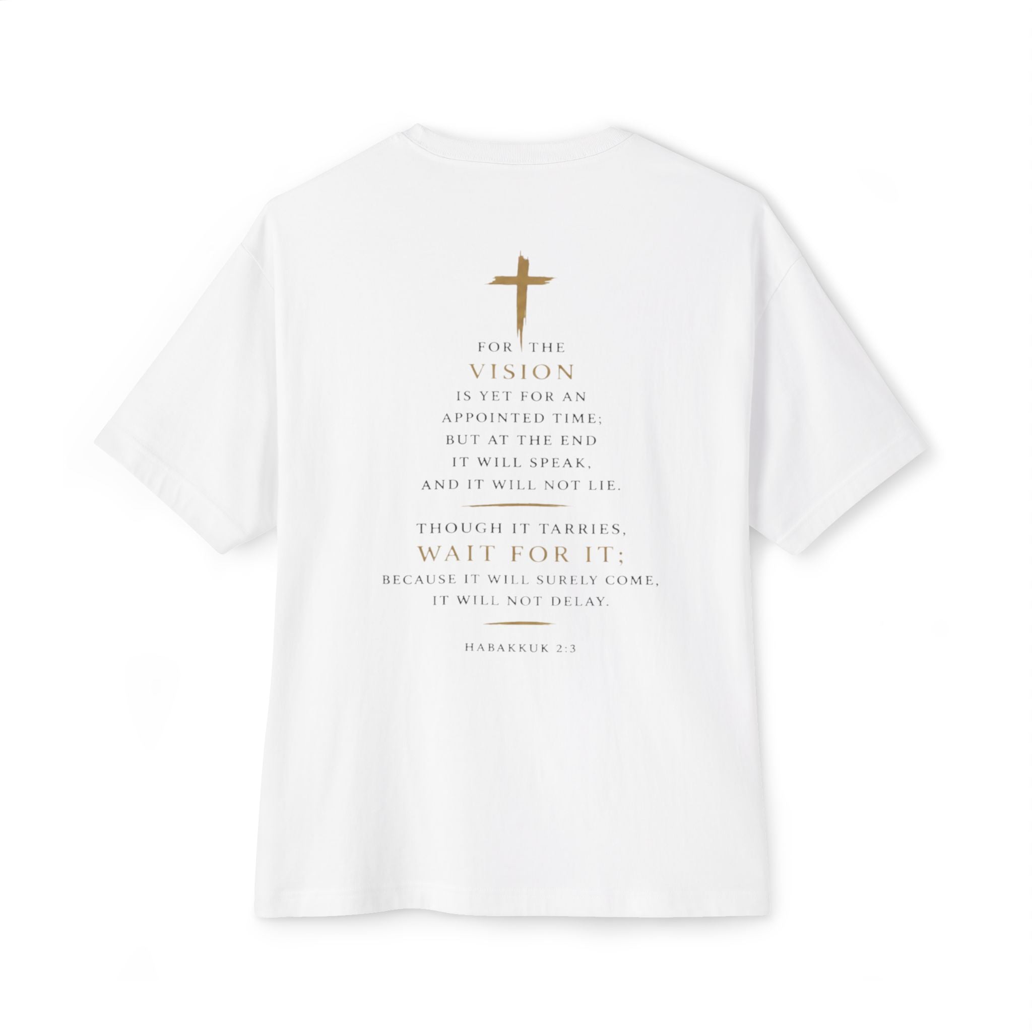"It's Not What If, It's When God Does It" Christian Oversized T-Shirt